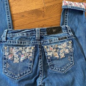 Miss Me Signature Cuffed Skinny Jean